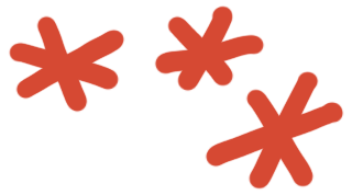 asterisks